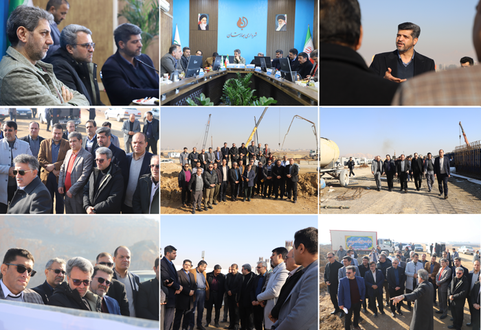 بازدید میدانی مدیران ارشد استان و شهرداران از قطعه سوم کنارگذر شرق اصفهان؛